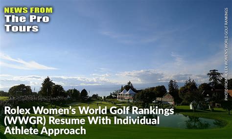 rolex ranking golf ladies